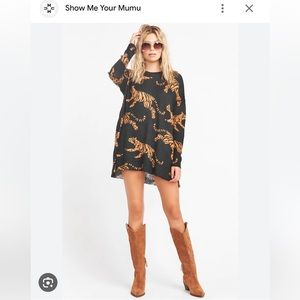 Show Me Your Mumu Bonfire Sweater ~ Tossed Tiger Knit